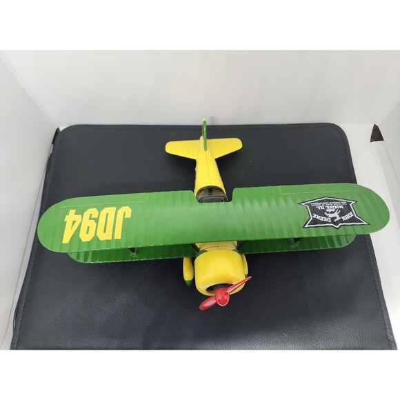 JOHN DEERE VINTAGE STEARMAN BI-PLANE AIRPLANE BANK  SPEC CAST #37516 - Picture 3 of 8